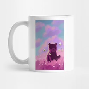 Cute digital art of teddy bear Mug